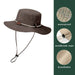 Cowboy - Style UPF 50+ Wide Brim Bucket Sun Hats for Men - Monsta Online