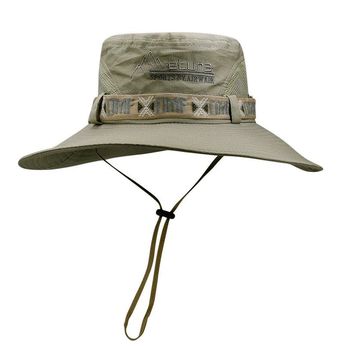 Sun Protection Wide Brim Sun Hat for Man - Hiking, Fishing and Beach Hat - Monsta Online