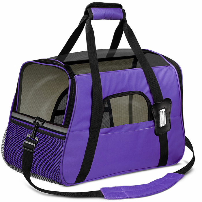 Cozy Portable Pet Carrier Airline Approved for Cats and Small Dogs - Monsta Online
