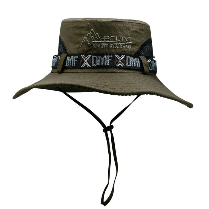 Sun Protection Wide Brim Sun Hat for Man - Hiking, Fishing and Beach Hat - Monsta Online