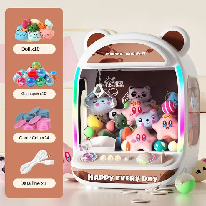 Mini Arcade Claw Machine Game With LED, Fidget Toys and Sweet Rewards - Monsta Online