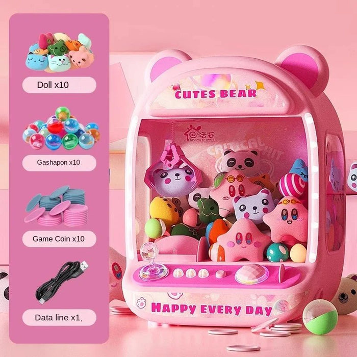 Mini Arcade Claw Machine Game With LED, Fidget Toys and Sweet Rewards - Monsta Online