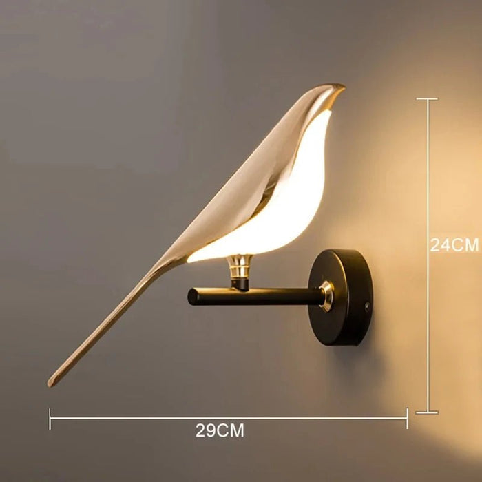 Luxurious Golden Bird Wall Sconce Lamp for Sophisticated Home Décor - Monsta Online