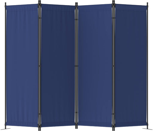 Foldable 4 Panel Privacy Screen Room Divider 88" with Freestanding Stability for Any Space - Monsta Online