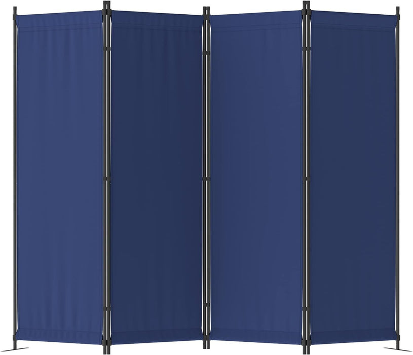Foldable 4 Panel Privacy Screen Room Divider 88" with Freestanding Stability for Any Space - Monsta Online
