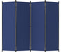 Foldable 4 Panel Privacy Screen Room Divider 88" with Freestanding Stability for Any Space - Monsta Online
