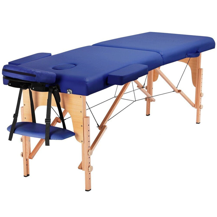 Pro - Grade Folding Massage Table with Adjustable Headrest and Arm Supports - Monsta Online