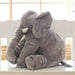 Ultra - Soft Large Plush Elephant Cuddle Pillow for Kids and Loved Ones - Monsta Online