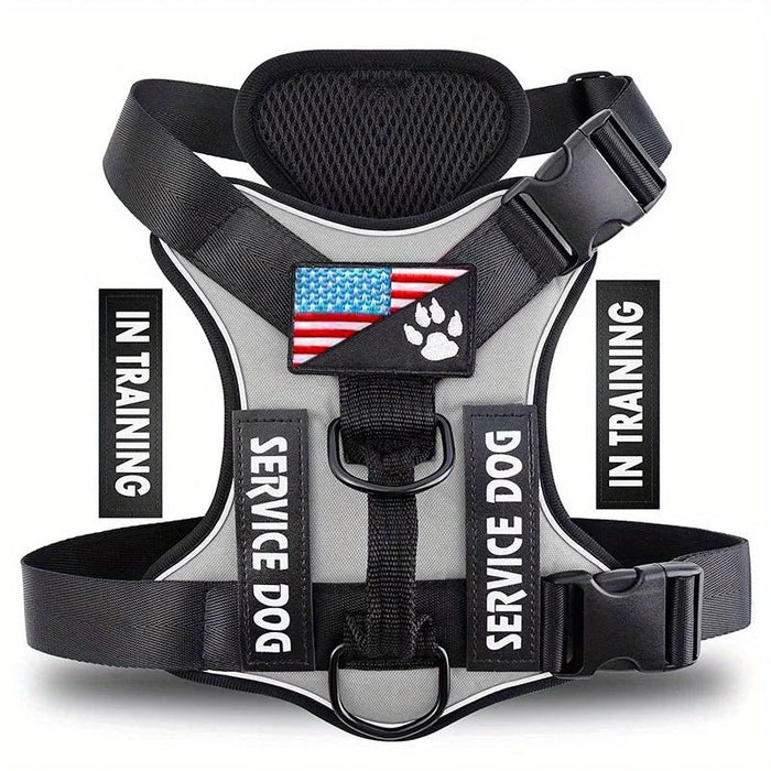 Ultimate No - Pull Dog Harness With Reflective Vest and Breathable Mesh Lining - Monsta Online