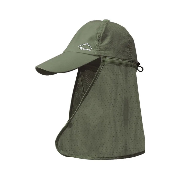 Ultimate UPF 50+ Sun Protection Bucket Hat with Detachable Neck and Face Cover - Monsta Online