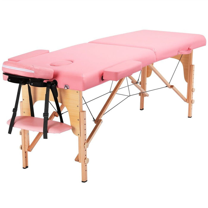 Pro - Grade Folding Massage Table with Adjustable Headrest and Arm Supports - Monsta Online