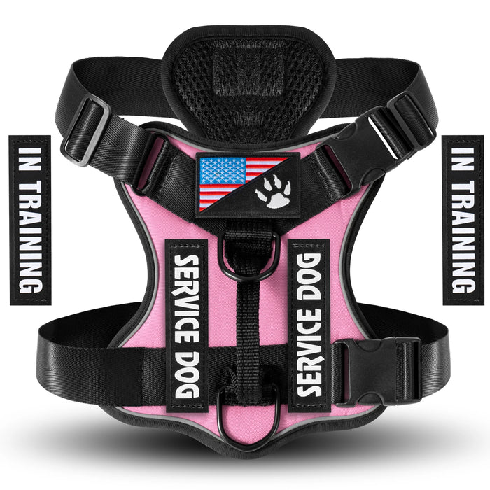 Ultimate No - Pull Dog Harness With Reflective Vest and Breathable Mesh Lining - Monsta Online