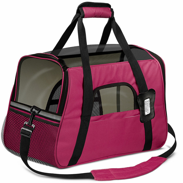 Cozy Portable Pet Carrier Airline Approved for Cats and Small Dogs - Monsta Online