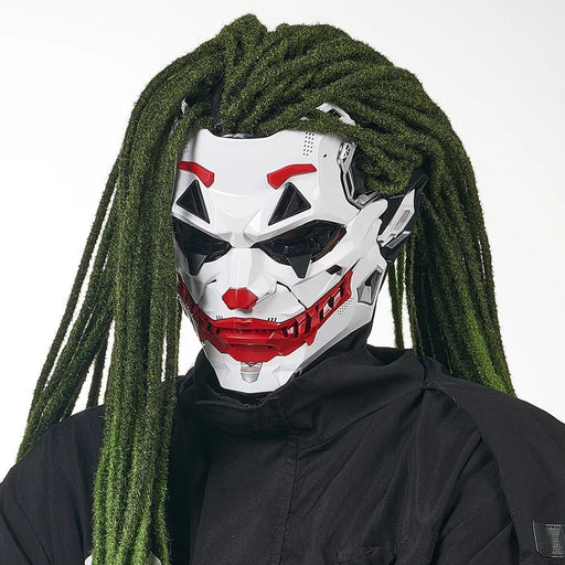 Halloween Cyberpunk Joker Mask Scary Cosplay Prop - Monsta Online