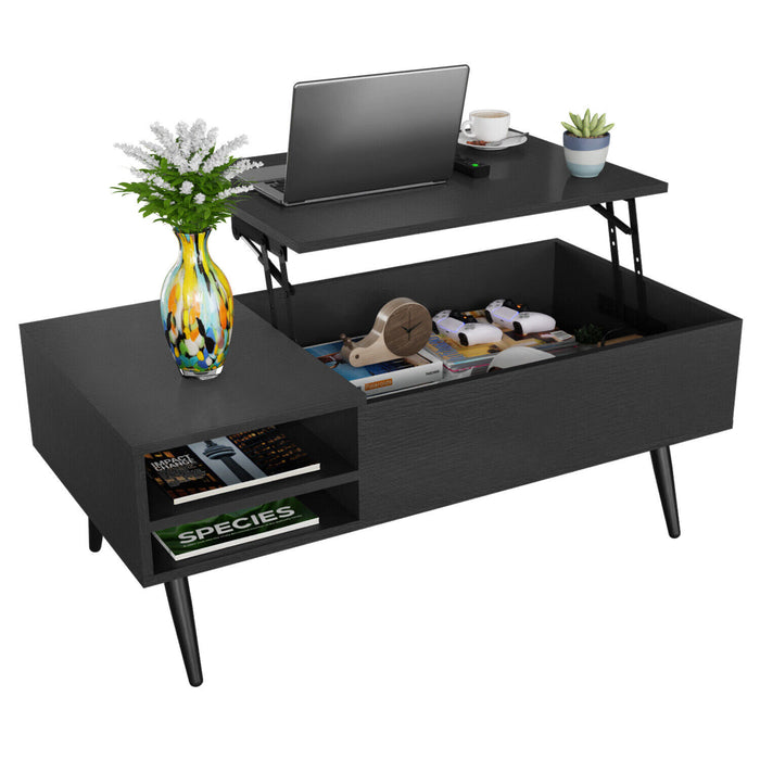 Modern Lift - Top Coffee Table with Hidden Compartment and Adjustable Space - Monsta Online
