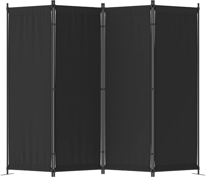 Foldable 4 Panel Privacy Screen Room Divider 88" with Freestanding Stability for Any Space - Monsta Online