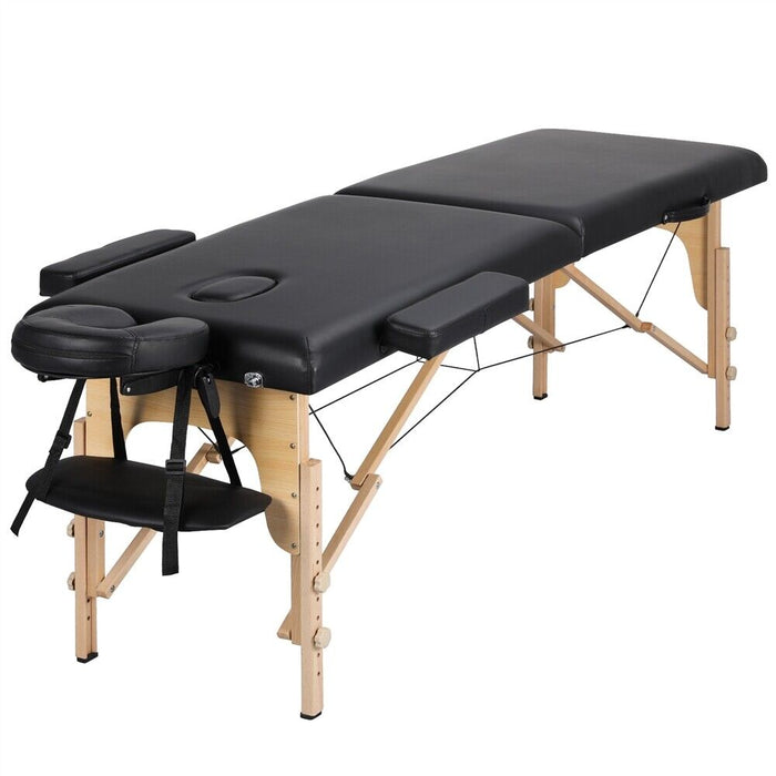Pro - Grade Folding Massage Table with Adjustable Headrest and Arm Supports - Monsta Online