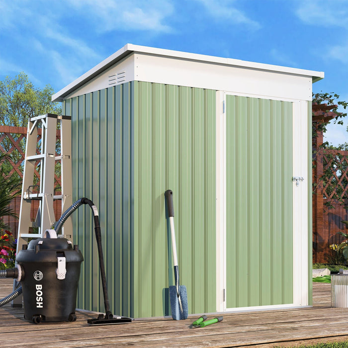 Heavy - Duty 5x3FT Metal Outdoor Garden Shed for Tools and Equipment Storage - Monsta Online
