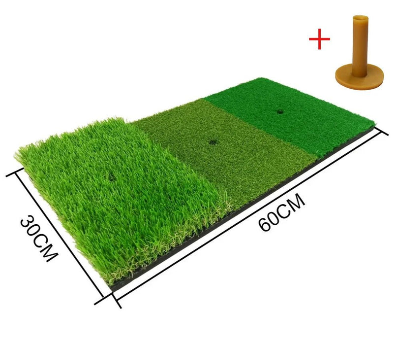 Premium Golf Hitting Practice Mat 30x30cm - Monsta Online