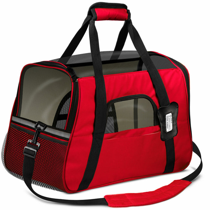 Cozy Portable Pet Carrier Airline Approved for Cats and Small Dogs - Monsta Online