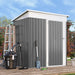 Heavy - Duty 5x3FT Metal Outdoor Garden Shed for Tools and Equipment Storage - Monsta Online