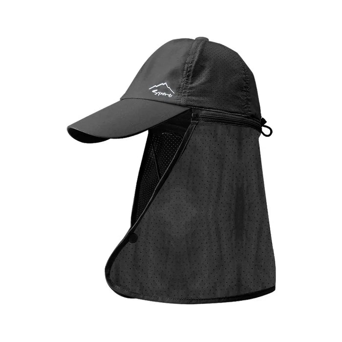 Ultimate UPF 50+ Sun Protection Bucket Hat with Detachable Neck and Face Cover - Monsta Online