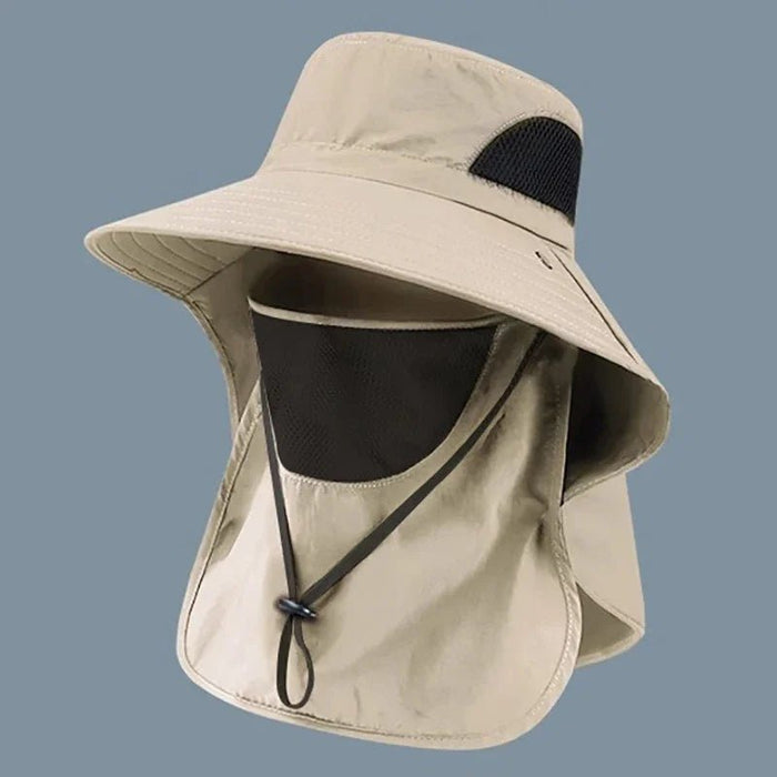 Premium UV Protection Sun Bucket Hat with Neck Flap for Outdoor Adventures - Monsta Online