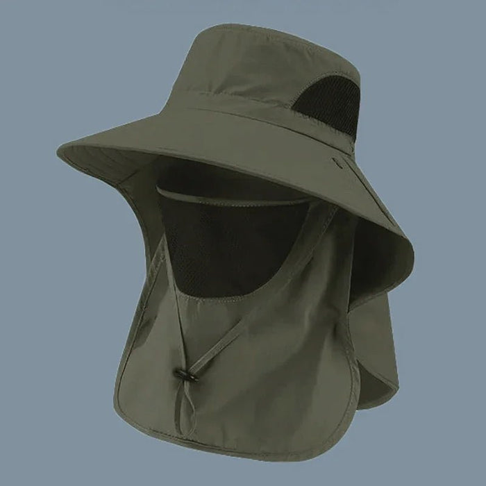 Premium UV Protection Sun Bucket Hat with Neck Flap for Outdoor Adventures - Monsta Online