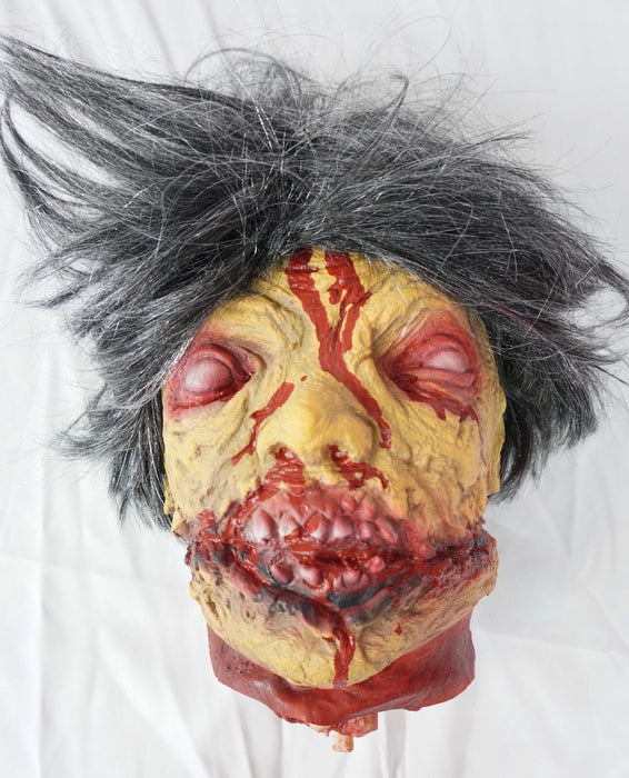Life - Size Halloween Hanging Zombie Head Creepy Prop - Monsta Online