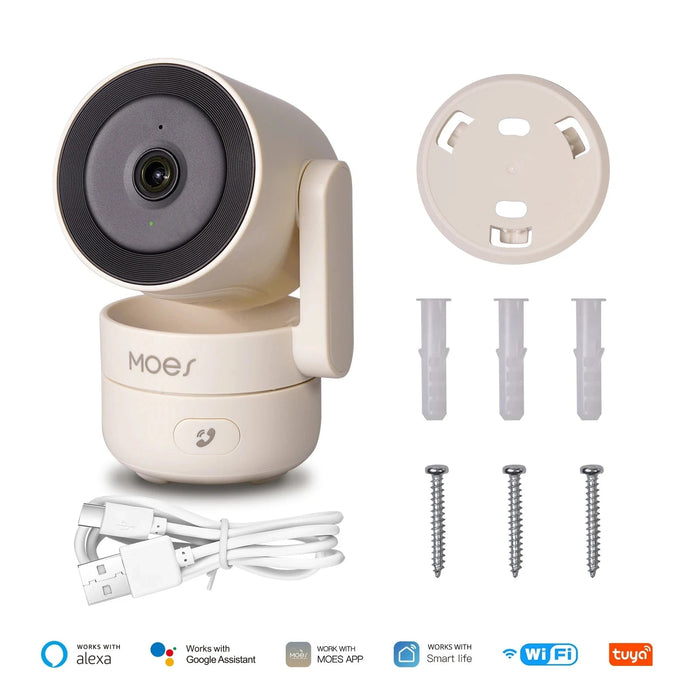 Pro 360° Indoor Security Camera - HD Patrol with Night Vision and Motion Detection - Monsta Online