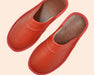 Men's Black Cowhide Leather Slippers – Arch Support, Non - Slip & Lightweight Footwear - Monsta Online