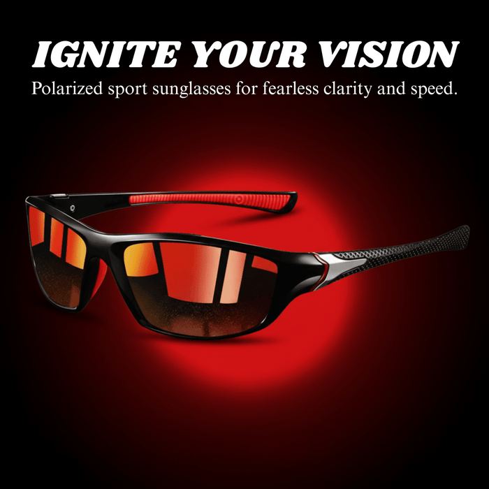 Polarized Wraparound Sunglasses – UV400 Anti - Glare Lenses for Men & Women - Monsta Online