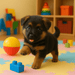 Interactive German Shepherd Puppy Toy – Walks, Barks & Wags | Ages 3+ - Monsta Online