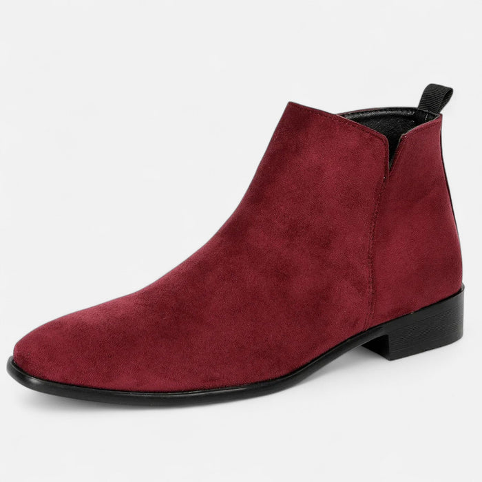Men's Square - Toe Chelsea Boots – Sleek Pull - On Ankle Boots for Every Occasion - Monsta Online