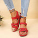 Women's Adjustable Walking Sandals – Cushioned Contoured Footbed for All - Day Comfort - Monsta Online