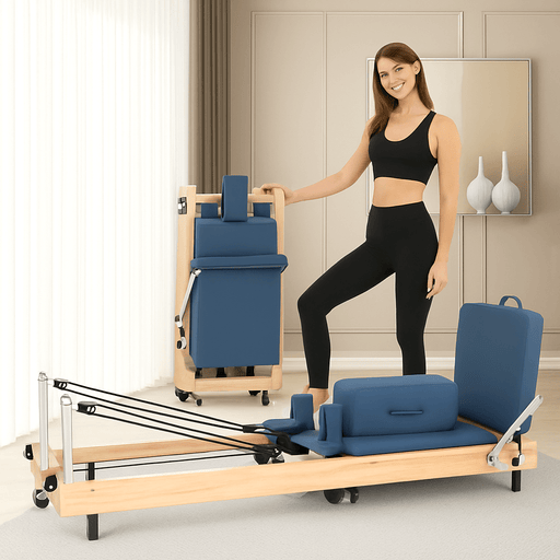 Premium Wooden Pilates Reformer Machine for Home and Studio Workouts - Monsta Online