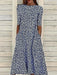 Harlow A - Line Midi Dress – Women's Elegant Flowy Midi Dress - Monsta Online
